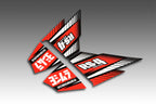 Yoshimura RS-4 Muffler Decal Set (4 pcs)