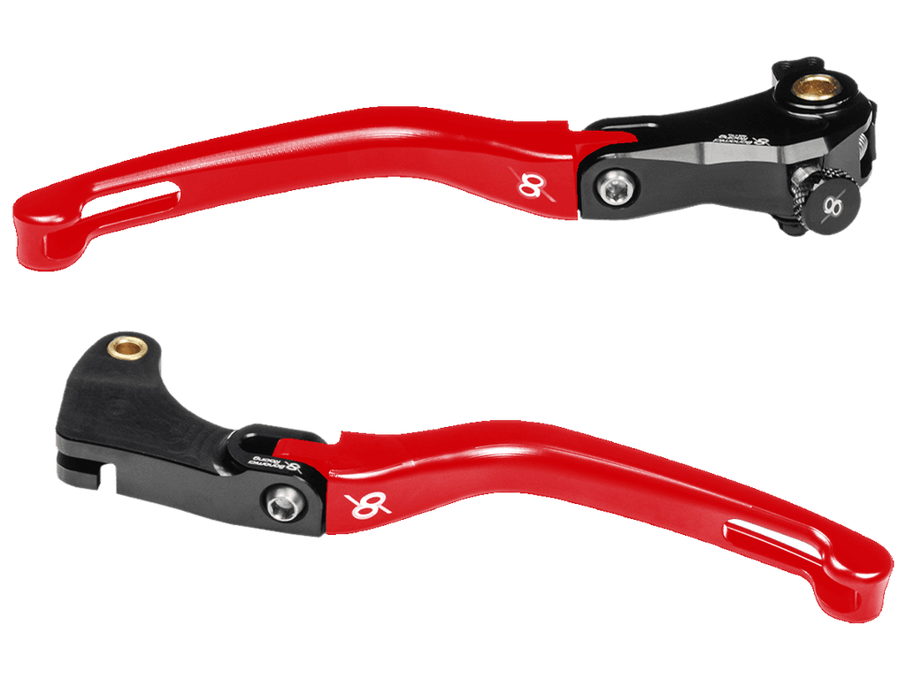 Bonamici Yamaha R1 Brake & Clutch Levers (15-24) (Black/Red) (*Nissin)