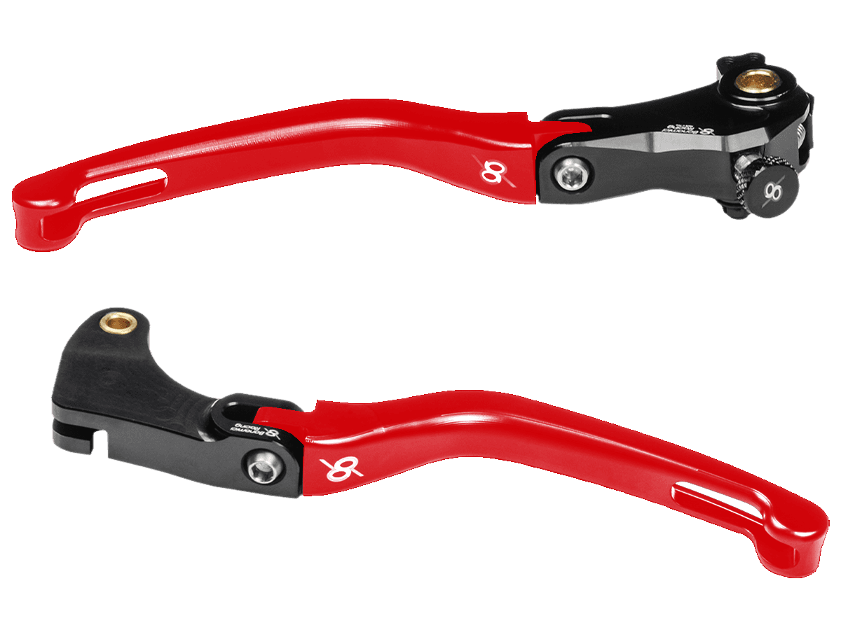 Bonamici Yamaha R1 Brake & Clutch Levers (15-24) (Black/Red) (*Nissin)