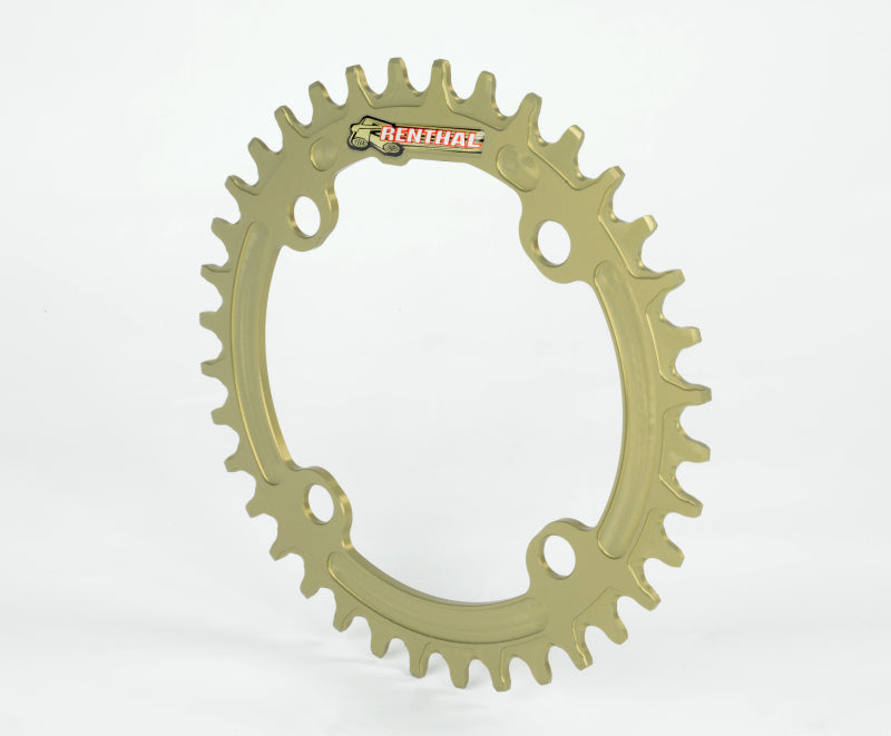 Renthal 1XR Chainring 96 mm. BCD 36T - Hard Anodized Aluminum Gold - MCR111-564-36PHA