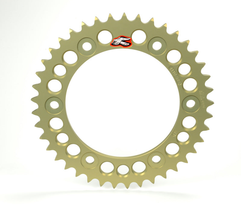 Renthal 2004-2005/ 2011-2020 Kawasaki ZX 1000/ ZX-10R SE Rear Sprocket - Hard Anodized 530-42P Teeth - 184U-530-42P-HA