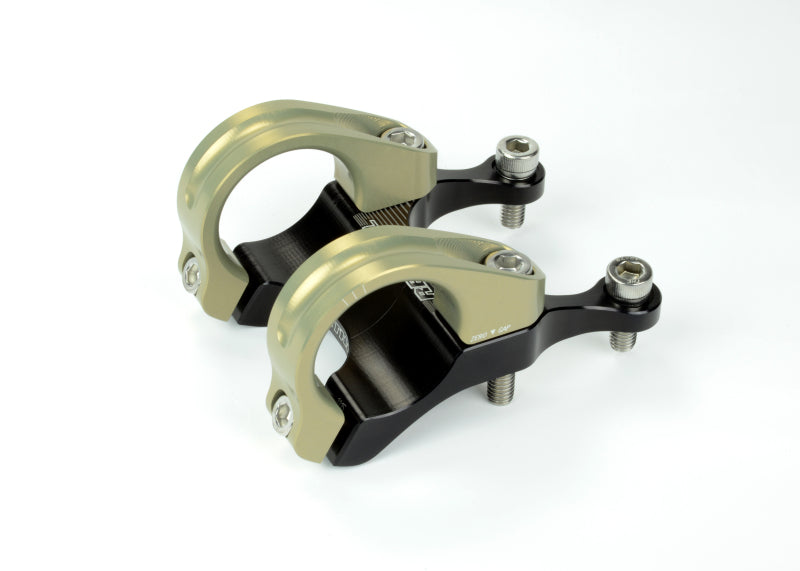 Renthal Integra II Stem. 50 mm. x 0 mm. - Aluminum Gold/Black - STM110-BKAG