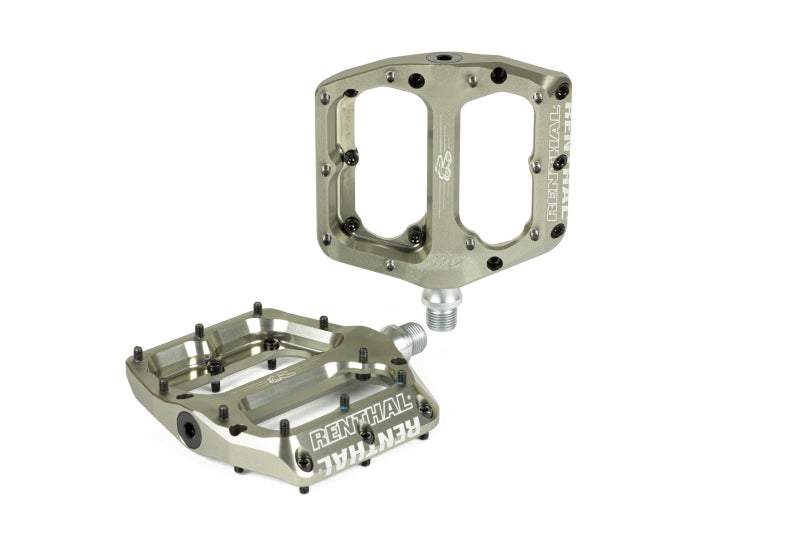 Renthal Revo-F Flat Pedal - Aluminum Gold - PD10001-002-01