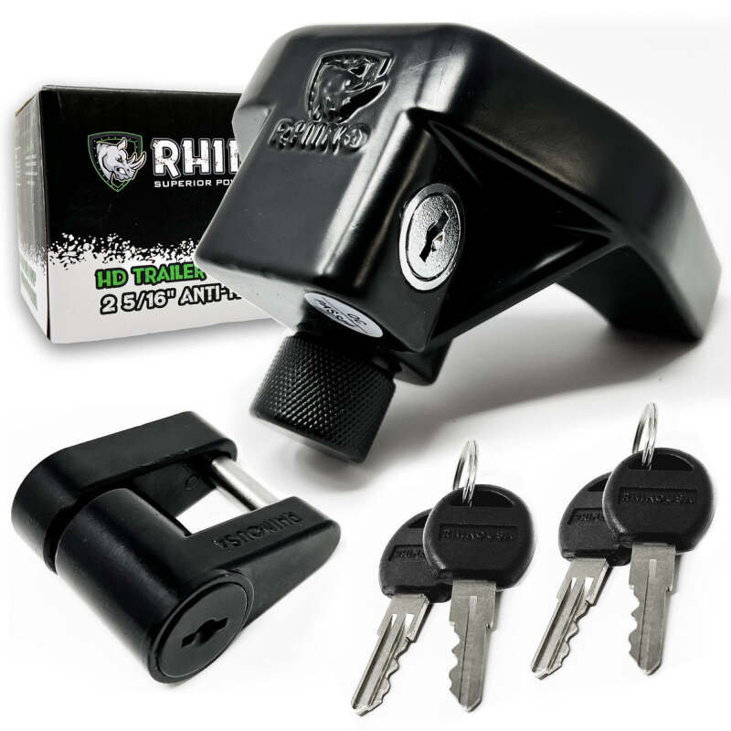 Rhino USA 2 5/16In Trailer Coupler Hd Lock Kit-2-Pieces - TRL-LOCK-KIT-2.5