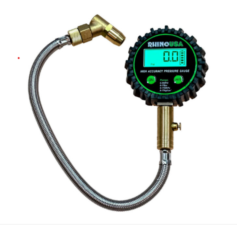 Rhino USA 250 Psi Digital Heavy Duty Tire Pressure Gauge - AC-TG250-DIGI