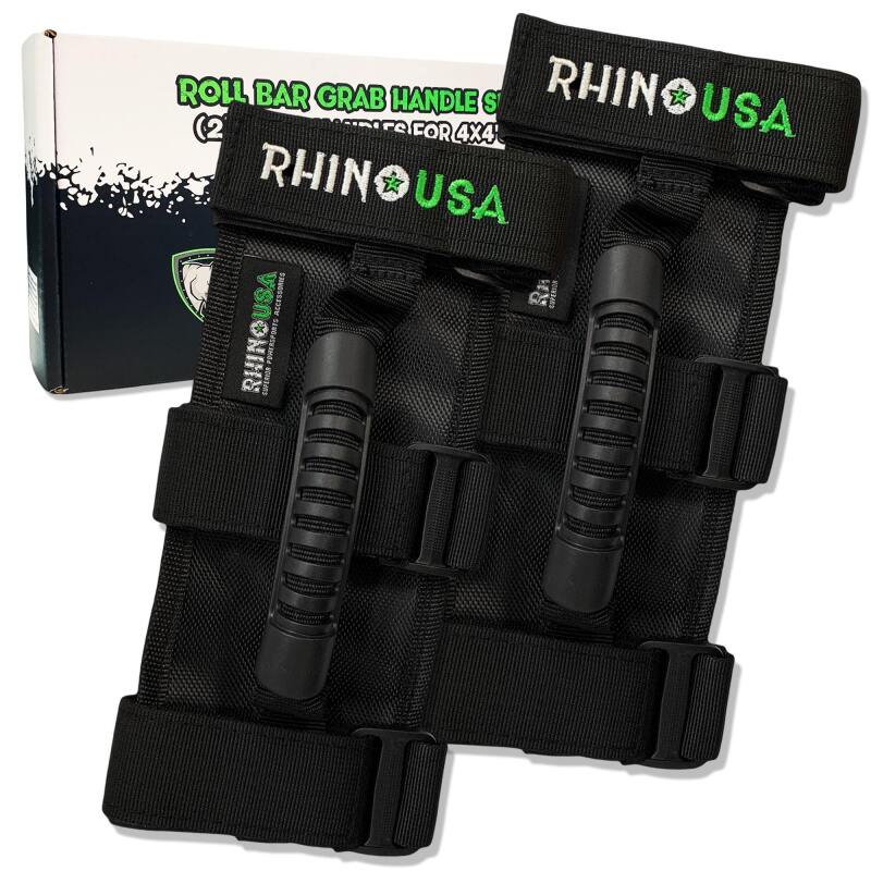 Rhino USA Heavy-Duty Roll Bar Grab Handles - RNO-HNDLS-4X4
