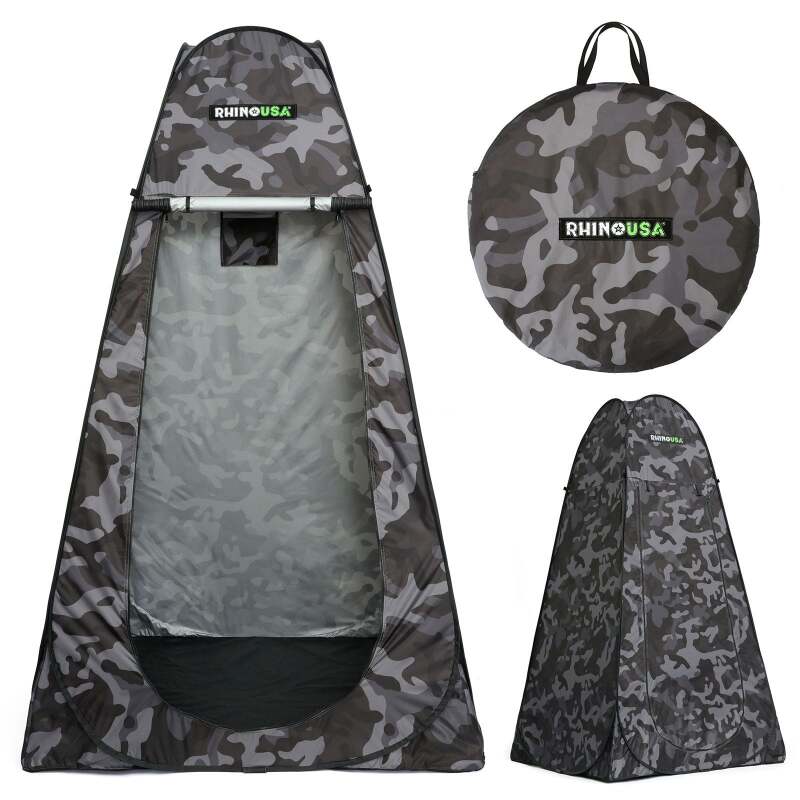 Rhino USA Popup Privacy Tent - Camo - CA-PT2X6-CAMO