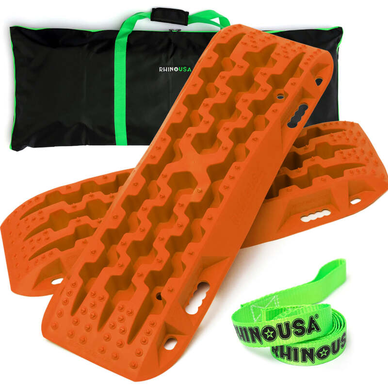 Rhino USA Recovery Traction Boards - Orange (Pair) - RG-TB42X13-ORG