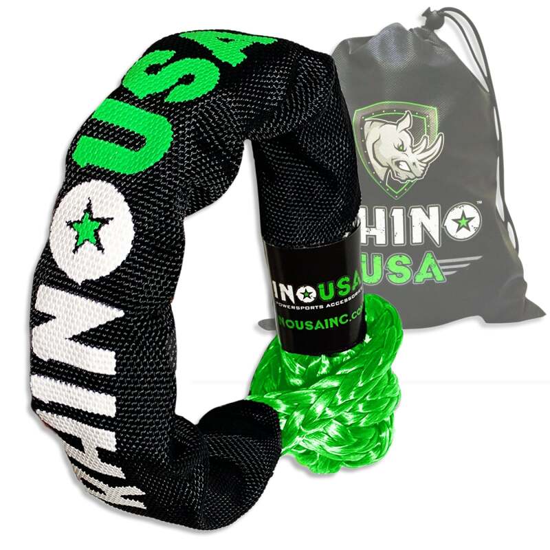 Rhino USA Synthetic Soft Shackle Green - SFTSHACK-12-GRN-1