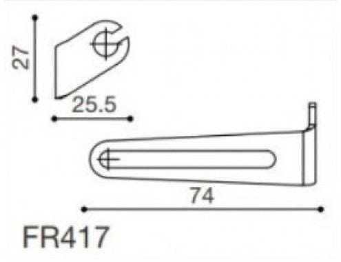 Rizoma Turn Signal Mounting Adapters For The Ducati Hypermotard 821/SP Hypermotard 939/Sp and Hyperstrada