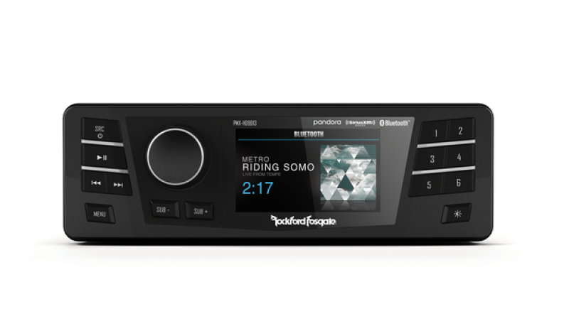 Rockford Fosgate 1998-2013 Harley-Davidson Digital Media Receiver/ Head Unit - PMX-HD9813