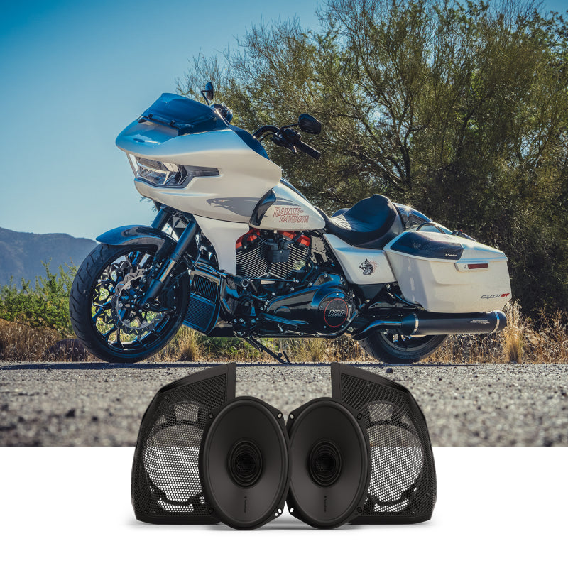 Rockford Fosgate 24+ Harley-Davidson TMS Cut-In Bag Lid Speaker Kit - HD24BL69