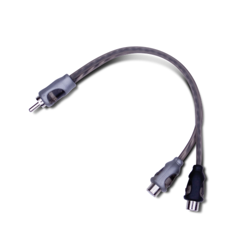 Rockford Fosgate Twisted Pair Y Adapter 1 Male to 2 Female - RFIY-1M