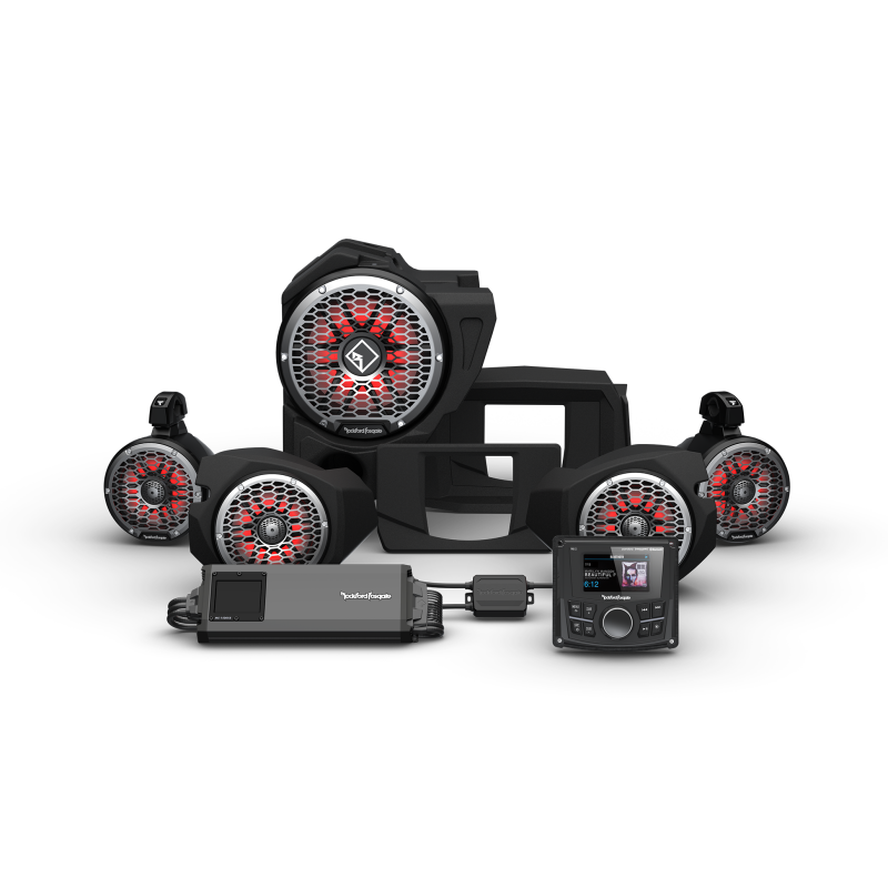 Rockford Fosgate UTV Rockford Fosgate 14+ RZR Stage-5 Audio System (Gen-3) - RZR14-STG5