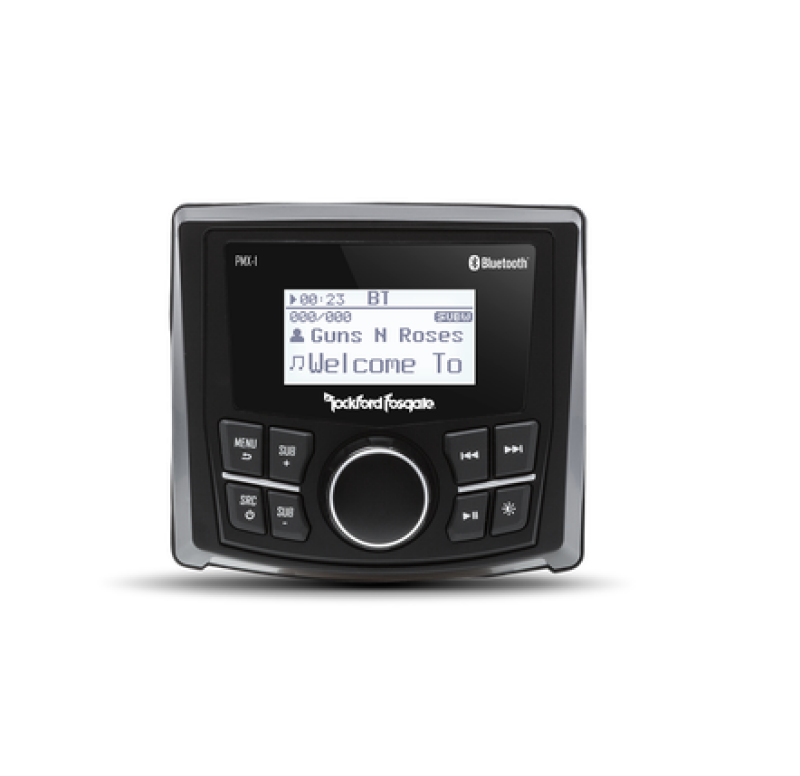 Rockford Fosgate UTV Rockford Fosgate 2.3in. Dot Matrix Display Punch Marine Grade Media Receiver - PMX-1