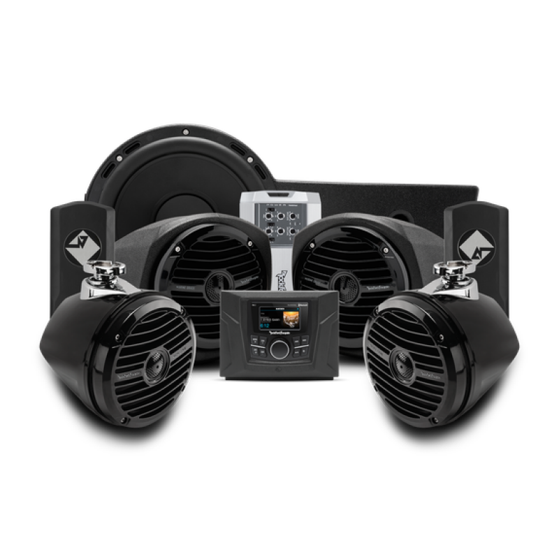 Rockford Fosgate UTV Rockford Fosgate 2016-2021 Polaris General 1000 EPS/Deluxe / 2017-2021 General 4 400 Watt Stereo Kit - GNRL-STAGE4