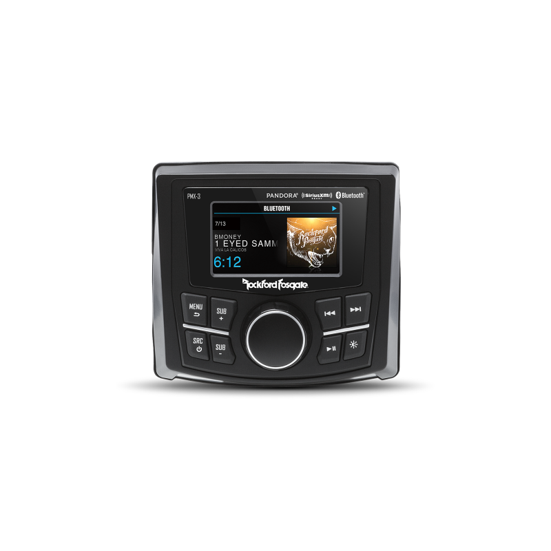 Rockford Fosgate UTV Rockford Fosgate Compact Digital Media Receiver w/ 2.7in. Display - PMX-3