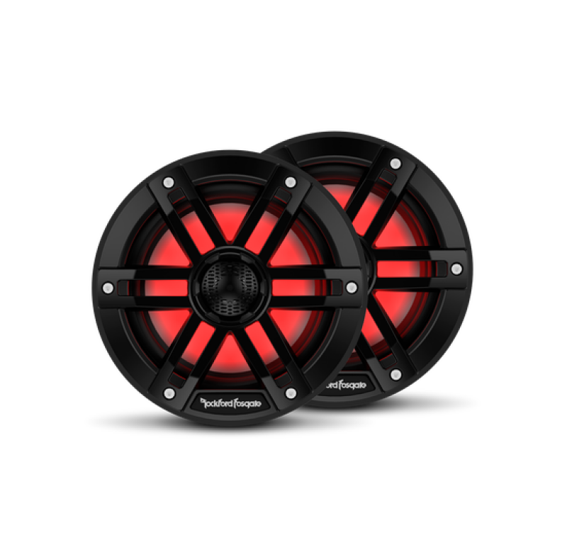Rockford Fosgate UTV Rockford Fosgate M1 6in. Color Optix Marine 2-Way Speakers (Pair) - Black - M1-6B