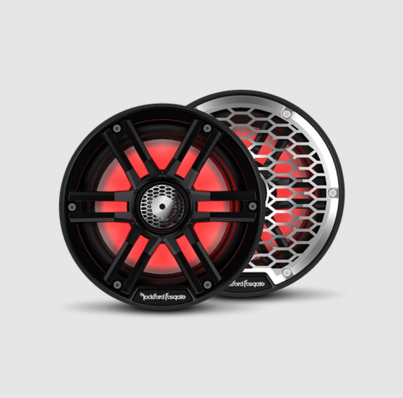 Rockford Fosgate UTV Rockford Fosgate M2 6.5in. Color Optix Marine 2-Way Speakers (Pair) - Black - M2-65B