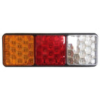 Eagle Lights 8002 LED Module - Generation II Rubbolite Universal Rear Lamp Replacement 12V / 24V 4" x 4" Lenses- Left / Right - Double Pack