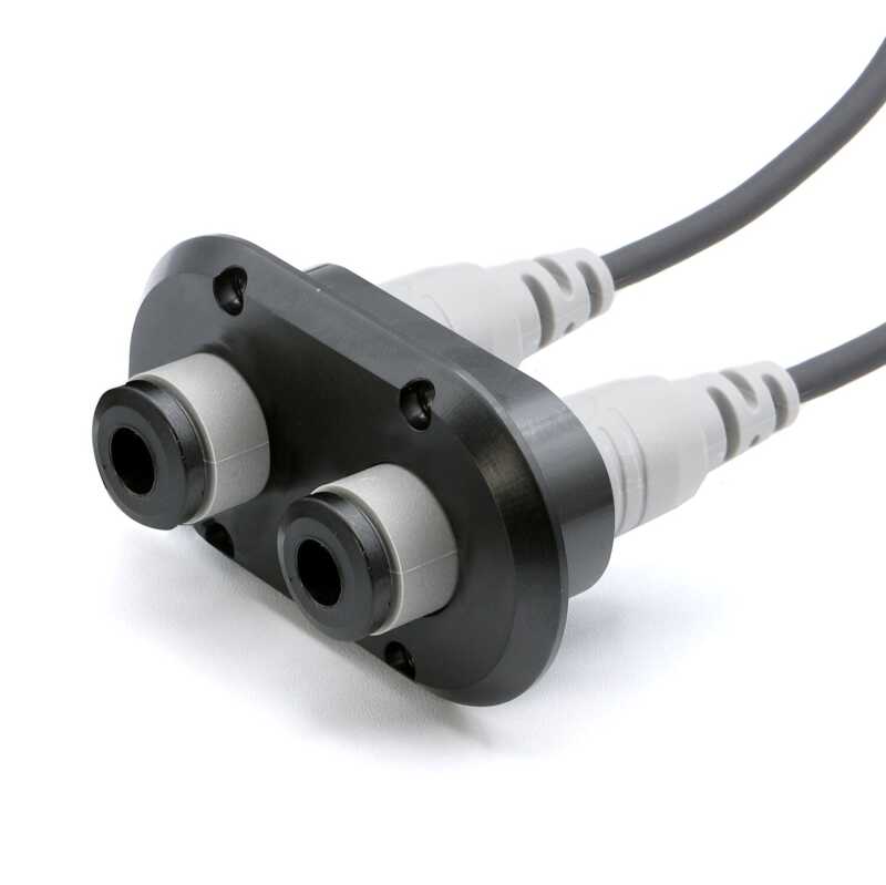 Rugged Radios Dual Headset / Helmet Jack Flush Mount Offroad - JM-D-F