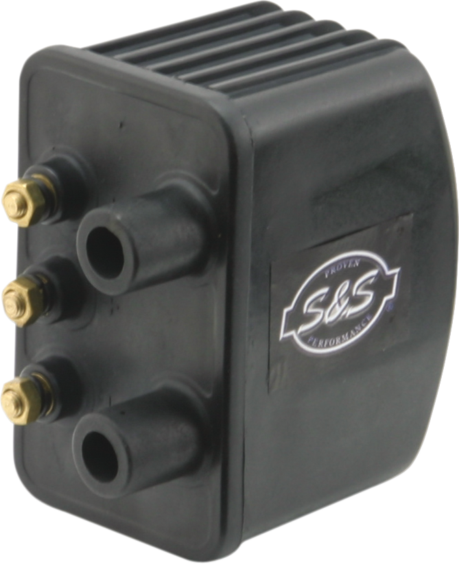 S&S CYCLE 3 Ohm High-Output Single-Fire Ignition Coil - Single-Fire Ignition Coil / Black / Harley Davidson 2102-0021
