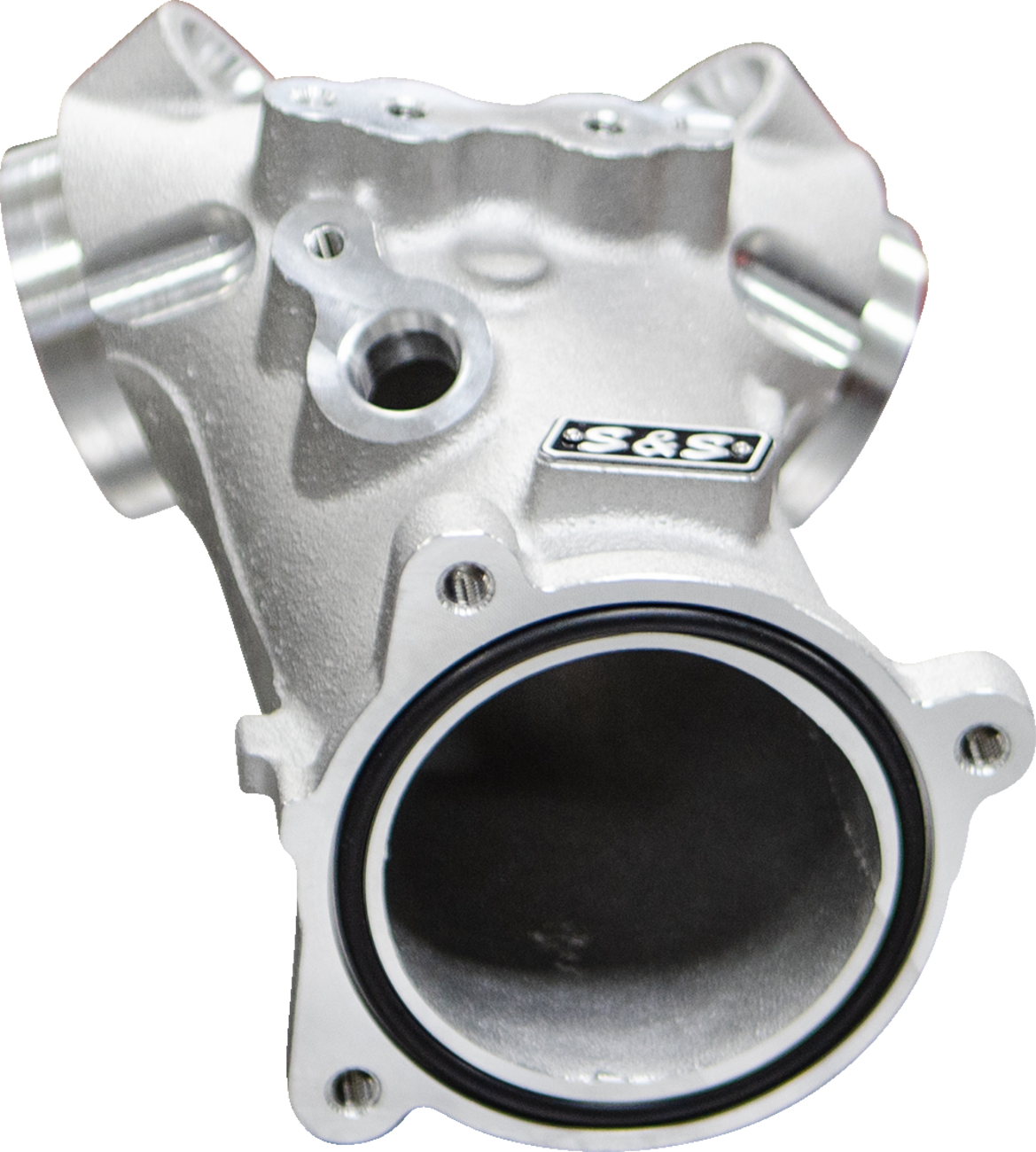 S&S CYCLE 55 mm Performance Intake Manifold - Performance Intake Manifold / M8 / 55 mm / Silver 1050-0468