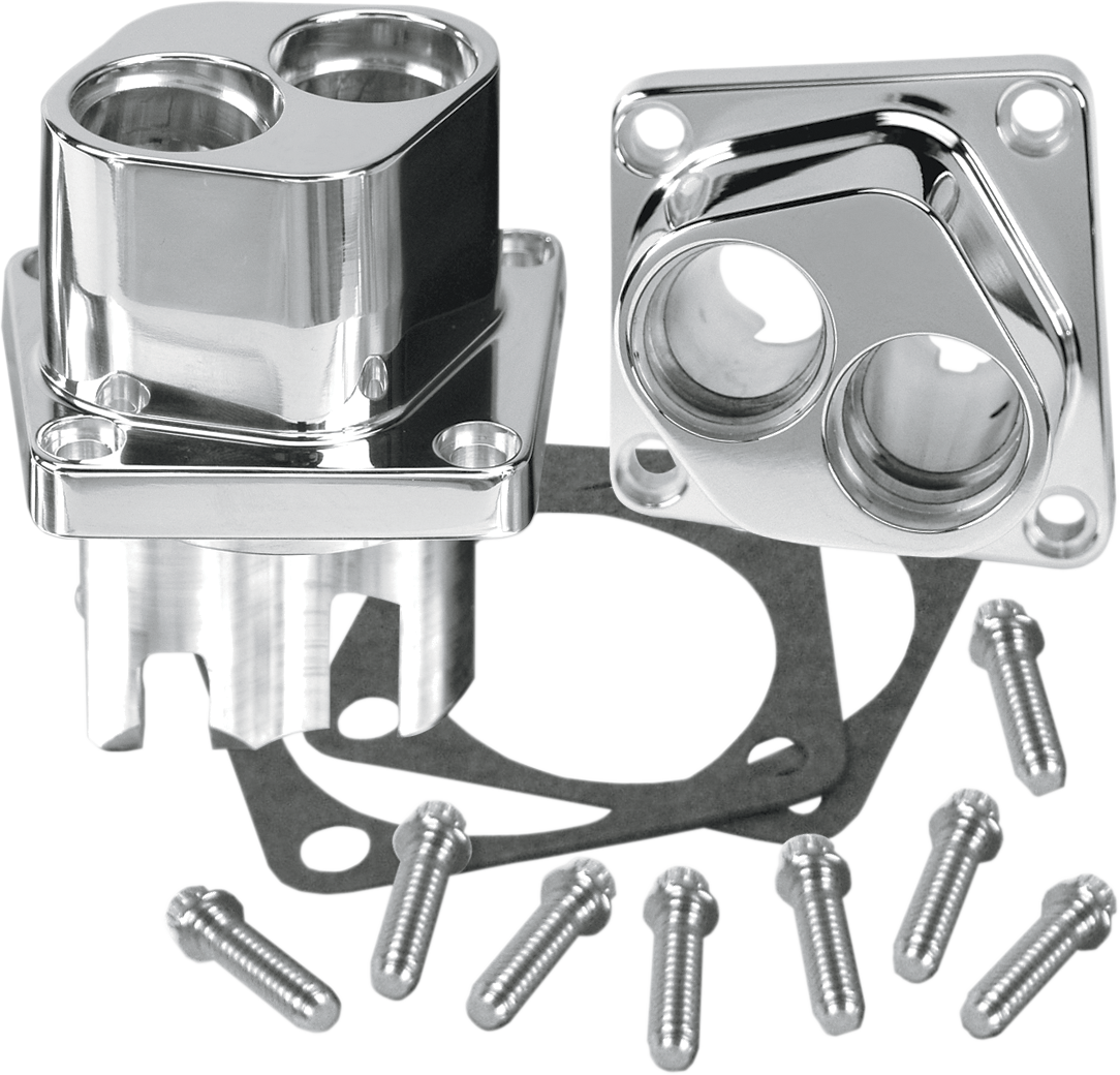 S&S CYCLE Billet Tappet Guides - Chrome / Big Twin 0940-0953