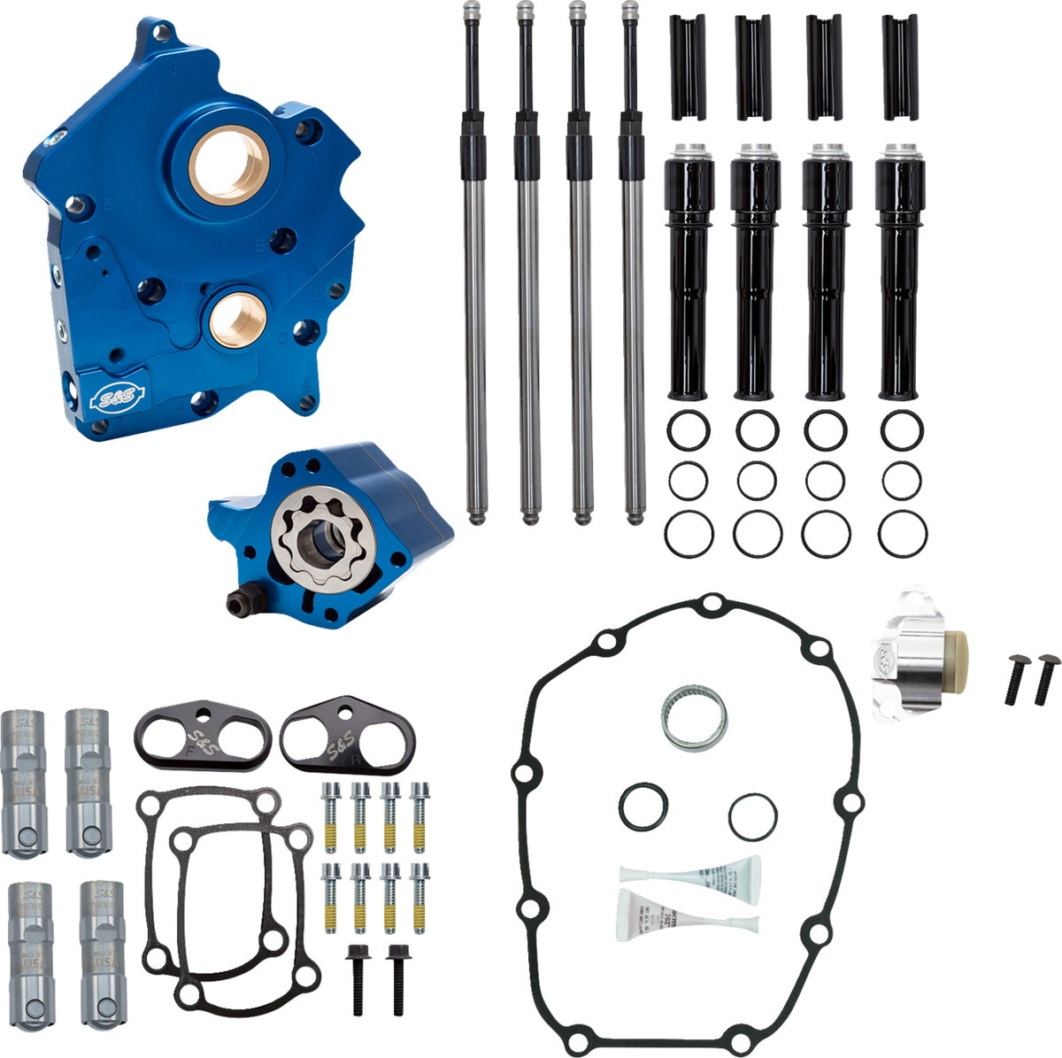 S&S CYCLE Cam Chest Kit without Cams for Chain Drive M8