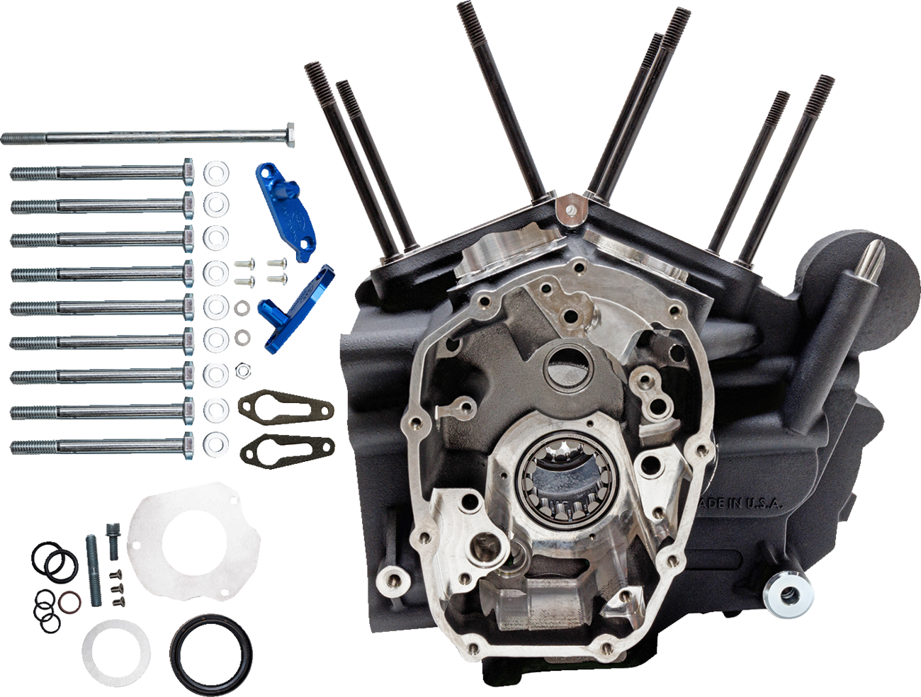 S&S CYCLE MK-Series Engine Case - Engine Case / MK-Series / Performance Replacement / M8 Touring 0920-0239