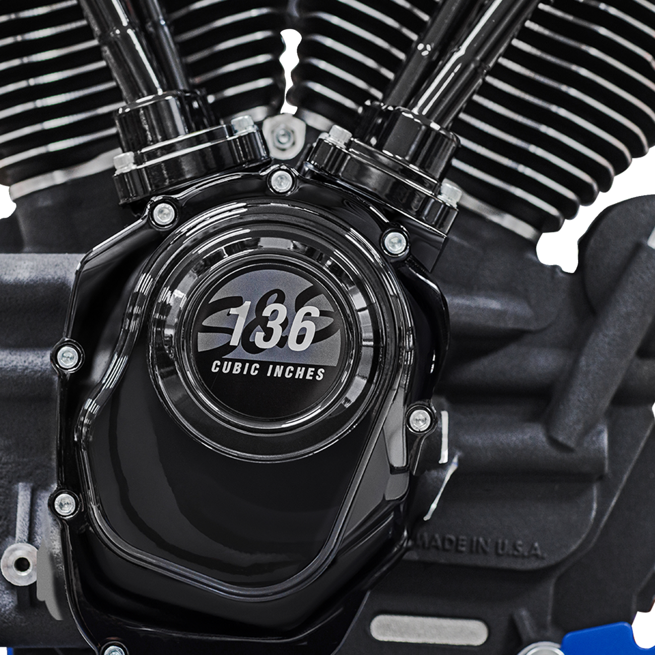 S&S CYCLE MK136 Engine - MK136 Black Edition Engine / Oil Cooled / 49 State / M8 Touring 0901-0265