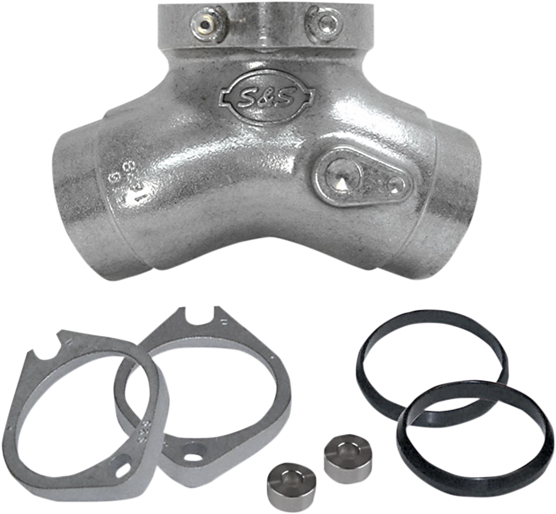 S&S CYCLE Manifold Conversion Kit for 80" Evolution Big Twin - Manifold Conversion Kit / 80" Evolution Big Twin 1050-0296