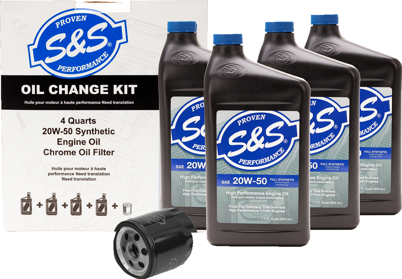 S&S CYCLE Oil Change Kit