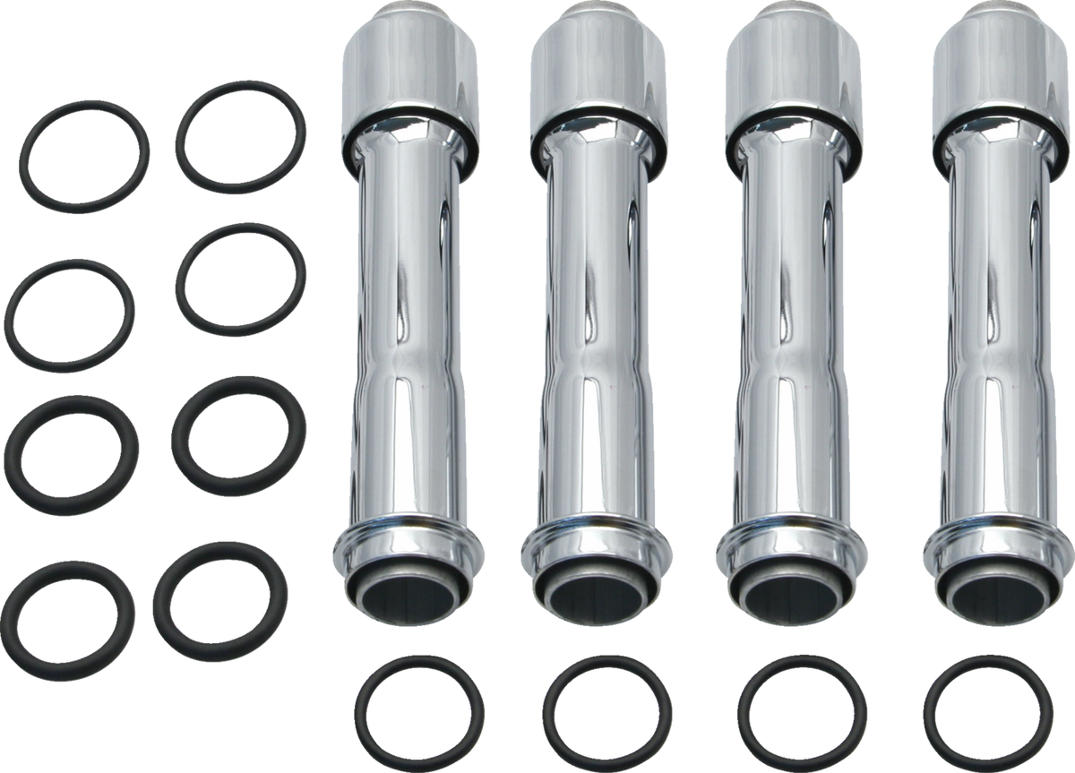 S&S CYCLE Pushrod Cover Kit - Chrome / Twin Cam | M8 0928-0122