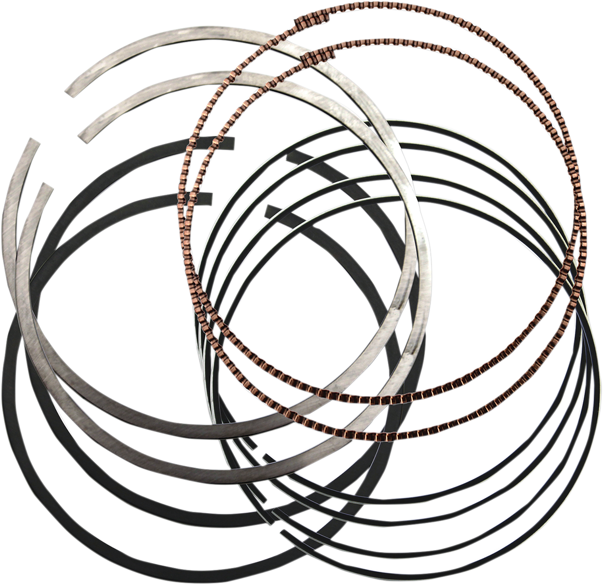S&S CYCLE Replacement Ring Set for S&S Pistons - Replacement Piston Rings / 4.125" / +0.010" 0912-0665