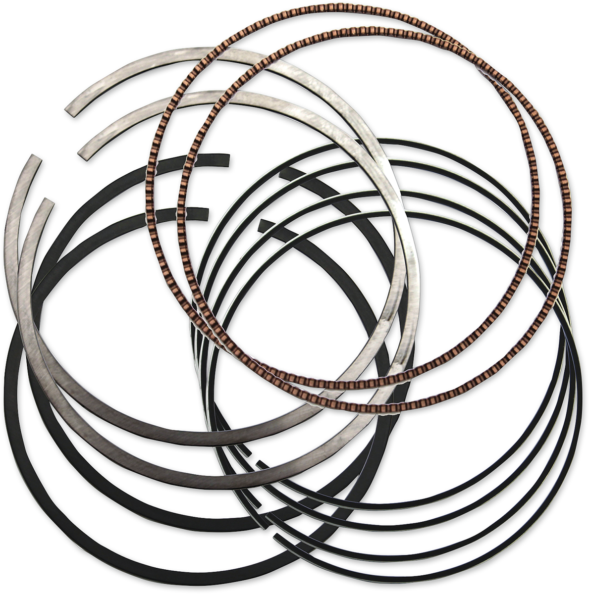S&S CYCLE Replacement Ring Set for S&S Pistons - Replacement Piston Rings / 4.125" / Standard 0912-0641