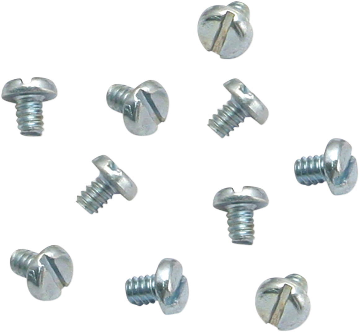 S&S CYCLE Slotted Pan Head Screws - 10 Pack 1003-1721