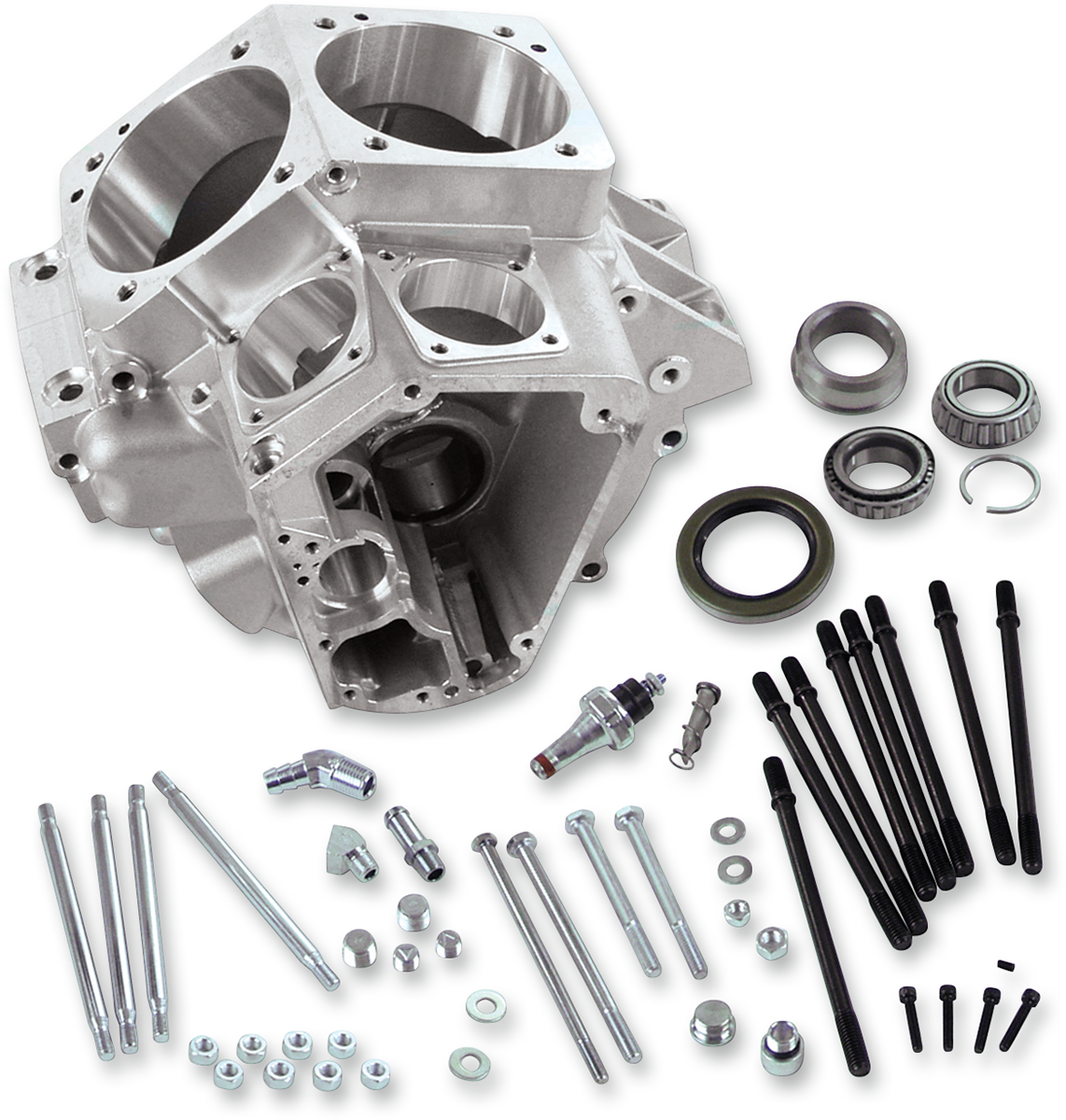 S&S CYCLE Special Application Crankcase - Engine Case / +4.000" Bore / Special Application / Evolution Big Twin 0920-0158