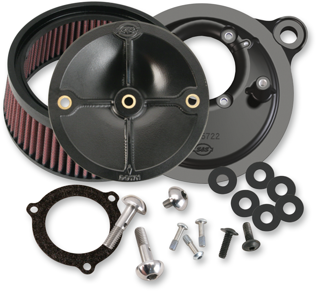 S&S CYCLE Super Stock™ Stealth Air Cleaner Kit