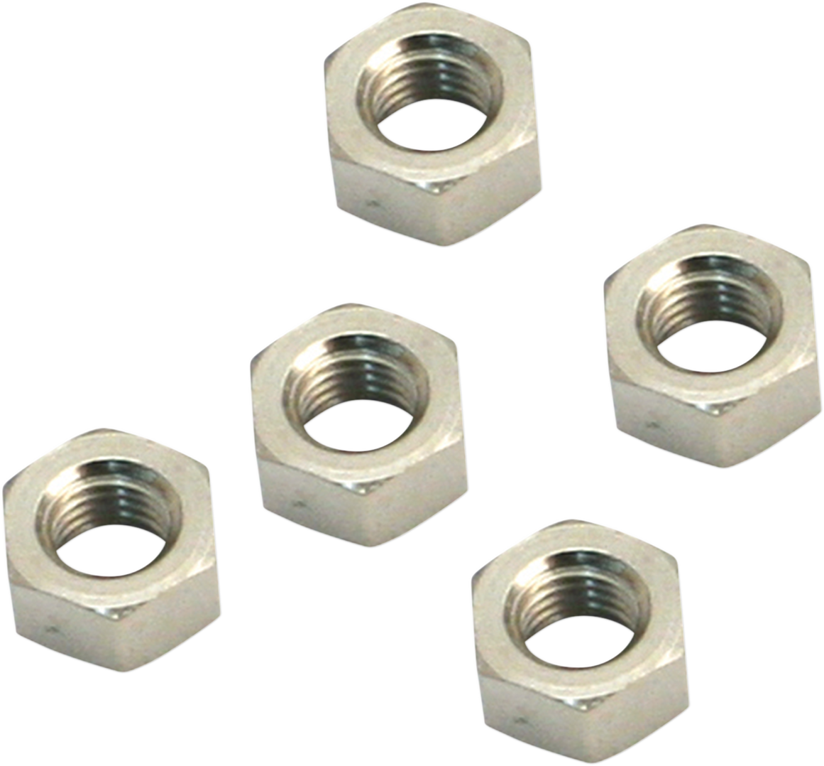 S&S CYCLE Throttle Shaft Nuts - Super E/G Carburetors / 5-Pack 1003-1711