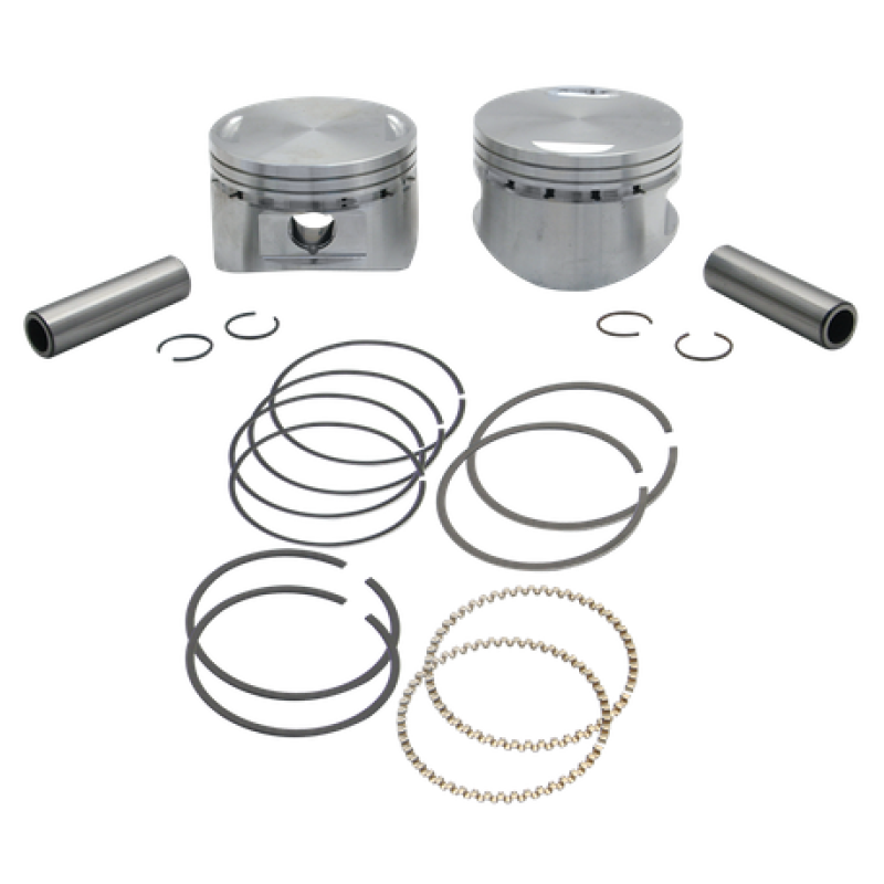 S&S Cycle 1984-1999 BT 3-5/8in x 4-5/8in Standard Piston Set - 92-1930