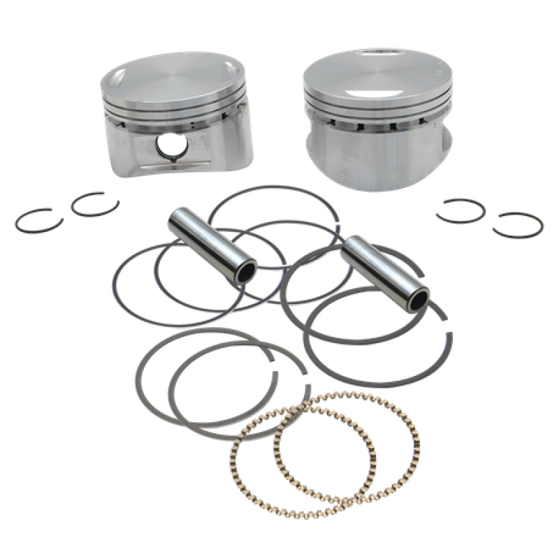 S&S Cycle 1984-1999 BT 3-5/8in x 5in .010 Piston Set - 92-1941