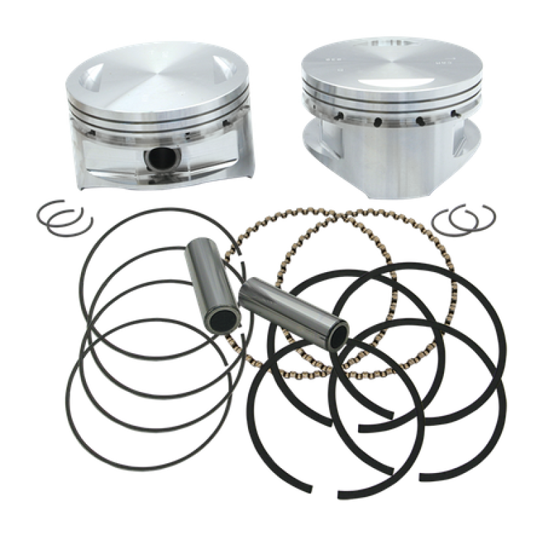 S&S Cycle 1984-1999 BT 4in x 4-1/2in Piston Set - .030in - 92-1413