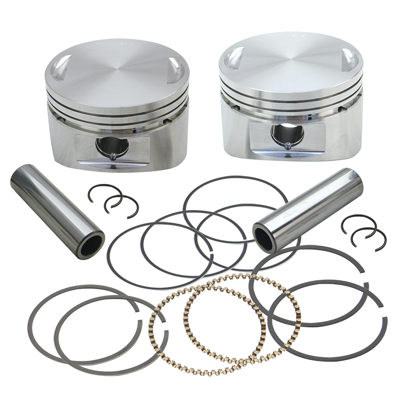S&S Cycle 1984-1999 BT Forged 3 5/8in Bore Standard Piston Kits - 92-1900