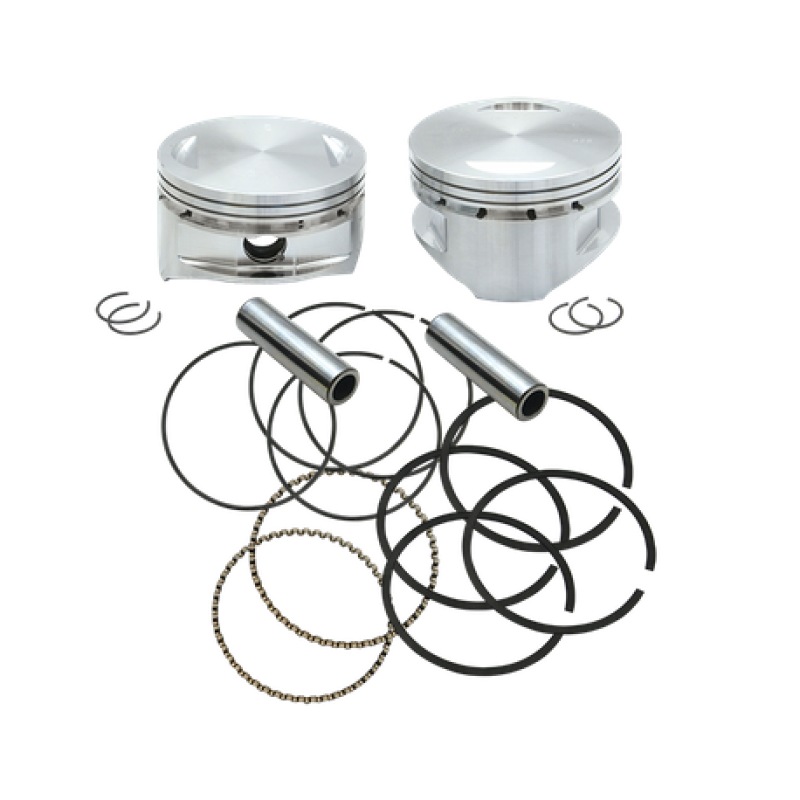 S&S Cycle 1986-2003 XL 4in x 4-5/8in Piston Set - .010in - 92-1421