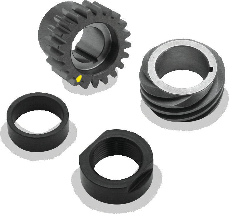 S&S Cycle 1990-1999 BT Pinion Shaft Conversion Gear Kit - Yellow - 33-4185