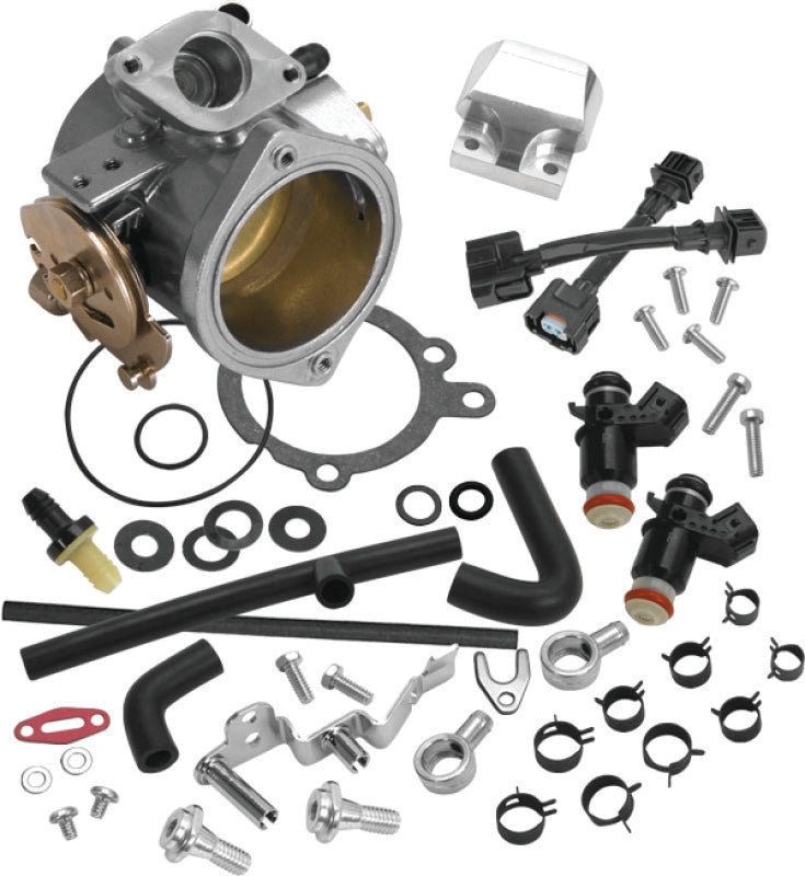 S&S Cycle 2001-2005 BT 52.4mm Single Bore Throttle Body Kit - 17-5067
