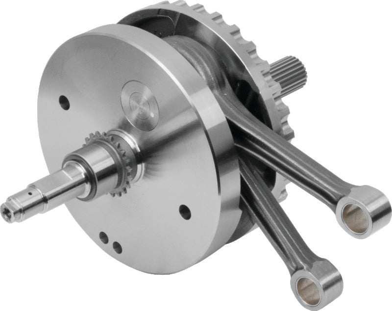 S&S Cycle 2007+ BT B-Style 4-3/8in Stroke Flywheel Assembly w/ Sprocket Shaft - Performance Pistons - 320-0356