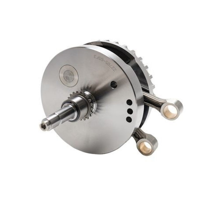 S&S Cycle 2007+ BT B-Style 4-5/8in Stroke Flywheel Assembly w/o Sprocket Shaft Bearing Race - 320-0471