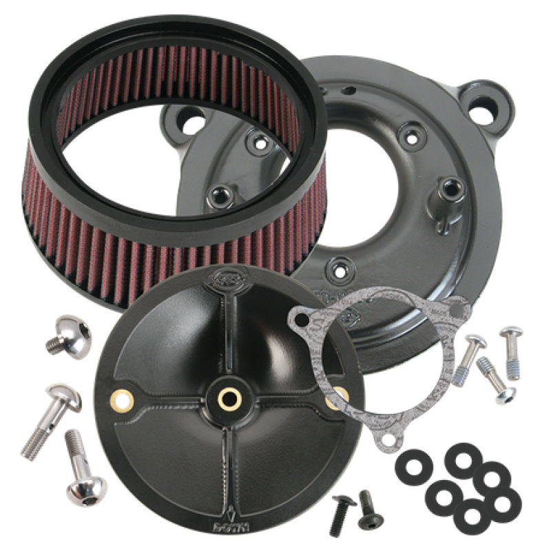 S&S Cycle 2008-2016 Tri-Glide & CVO Models Stealth Air Cleaner Kit w/o Cover - 170-0061
